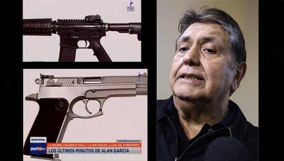 Expresidente Alan García tuvo nueve armas en su poder y cinco de ellas estaba registradas como "robadas"(VIDEO)
