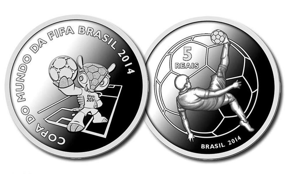 Mundial 2014: Brasil acuña una serie de monedas conmemorativas (FOTOS)