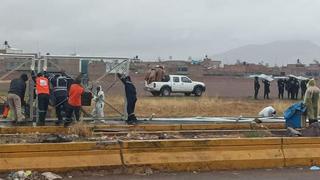 Juliaca: reparan cerco perimétrico del aeropuerto Inca Manco Cápac