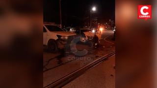Carretera Central: cuatro heridos deja choque entre auto y camioneta