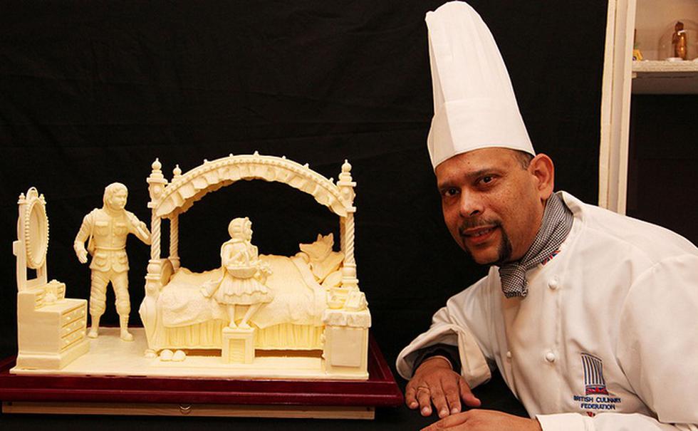 Fotos: Esculturas de manteca ganan el oro en los JJ.OO. de Gastronomía