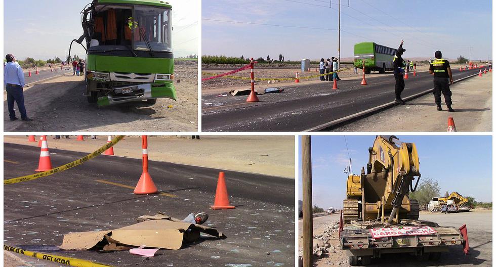 Un pasajero muerto y tres heridos deja choque de bus contra tráiler ...