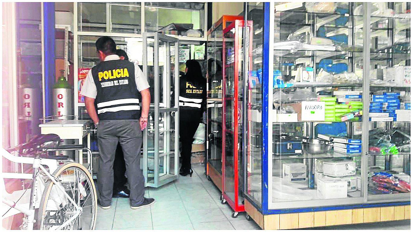 ​Intervienen botica e incautan 50 mil soles en medicamentos