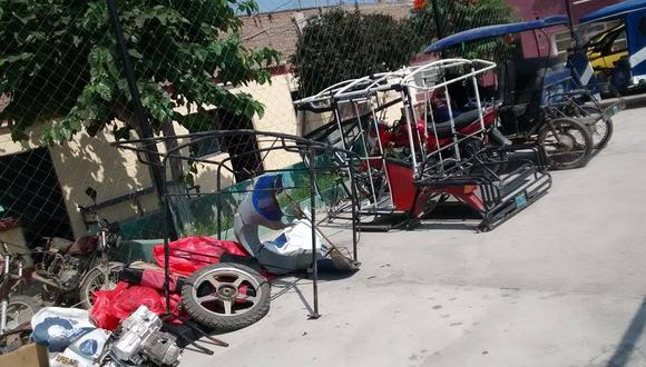  Chimbote: Detienen a dos en “cementerio” de vehículos robados