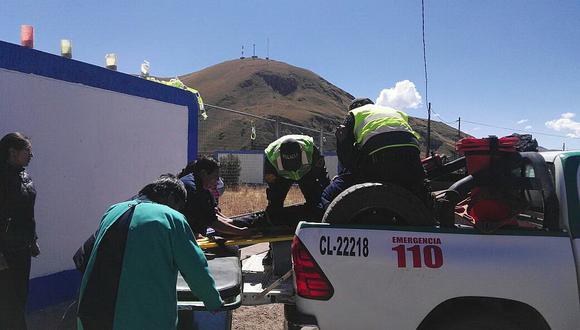 Choque de cisterna y automóvil en carretera Juliaca - Arequipa deja un herido
