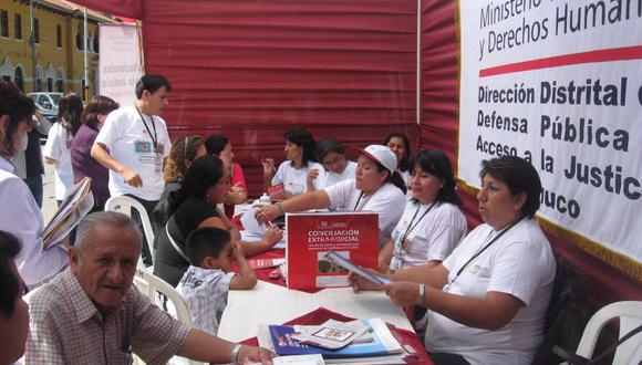 30 demandas por día atienden centros de conciliación de Huánuco