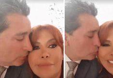 Esposo de Magaly Medina le pregunta si se casaría de nuevo con él y ella responde tiernamente (VIDEO)