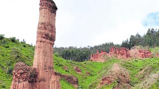 Mano de la naturaleza sigue esculpiendo el paraje de Torre Torre en Huancayo