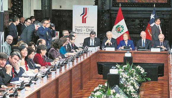 Perú y Chile en un histórico encuentro