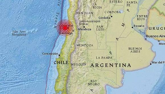 Sismo de 5.4 grados sacudió tres regiones en Chile