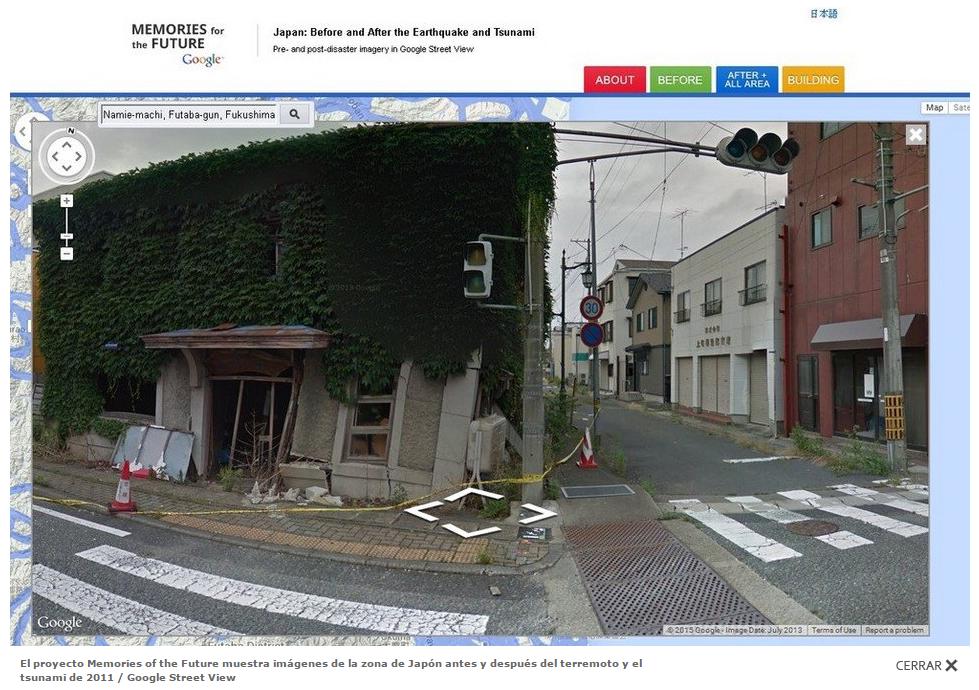 ​Google Street View muestra reconstrucción del Japón devastado por el tsunami