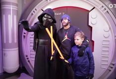 Neymar y su hijo visitaron Disney París y disfrutaron con personajes de Star Wars