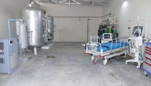 Lambayeque: el equipo suministrará de oxígeno a las camas de la Unidad de Cuidados Críticos (UCI) para pacientes COVID-19. (Foto: Gore Lambayeque)