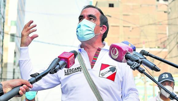 Yonhy Lescano va en segundo lugar, según la última encuesta de Ipsos Perú. (Foto: GEC)