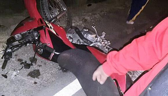 Seis heridos tras ser atropellados por una motocicleta en vía Juliaca-Putina