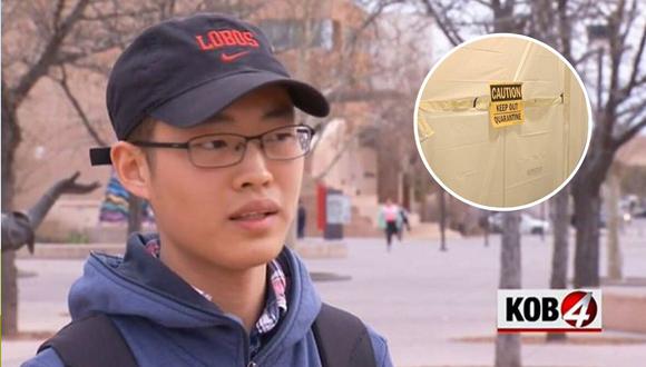 Estudiante chino acusó a sus compañeros en Estados Unidos de racismo por relacionarlo con el coronavirus solo por su origen. (Foto: Captura de video)