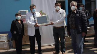 Entregan tercer lote de equipo biomédico para combatir el coronavirus en Cusco