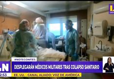 Ómicron: desplegarán médicos militarios tras colapso sanitario (VIDEO)