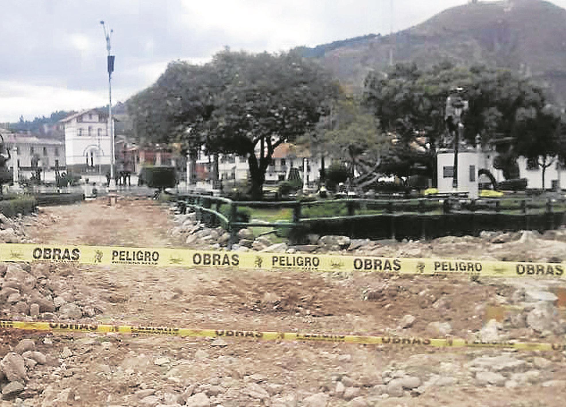 La Libertad: La población está indignada por remodelación de la Plaza de Armas de Huamachuco
