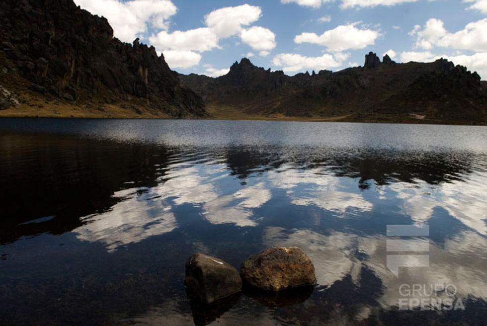 El guardián de las piedras en Cerro de Pasco 