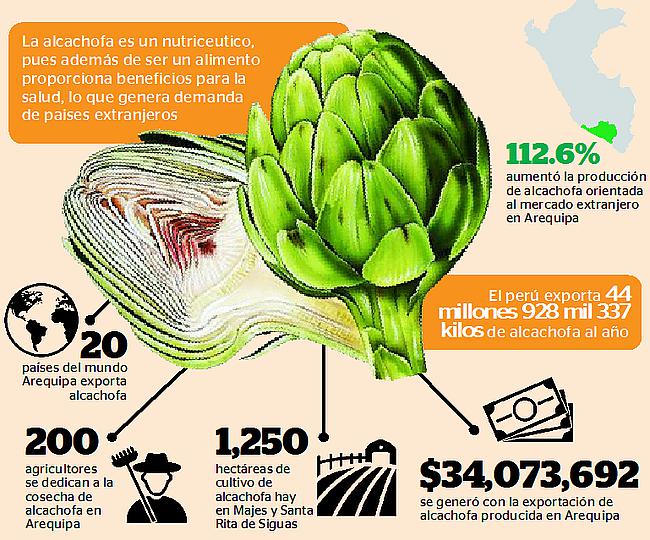 Alcachofa conquista el mercado extranjero