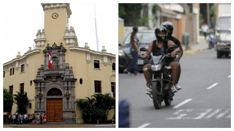 Miraflores aprueba proyecto de ley que prohíbe circulación de dos personas en moto (VIDEO)
