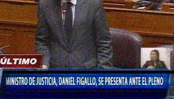 Ministro ​Figallo explica al Pleno del Congreso sobre reunión con fiscales y ex procuradora Vilcatoma (VIDEO)