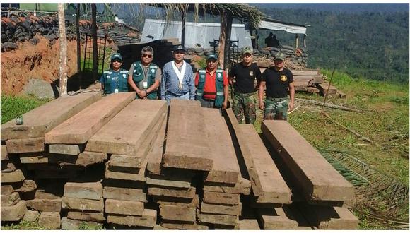Ejercito, Fiscalía y Serfor  decomisan madera valorizada en 89 mil soles 