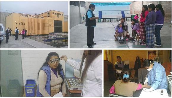 Tacna: Internas del penal de mujeres reciben atención médica