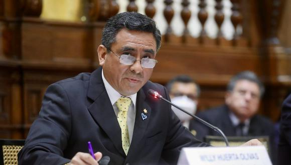 Willy Huerta indicó que su gestión apoya el trabajo del equipo especial de la fiscal Marita Barreto. (Foto: Presidencia)