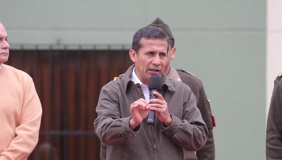 Ollanta Humala criticó al Poder Judicial y a la Defensoría por suspender sorteo del servicio militar