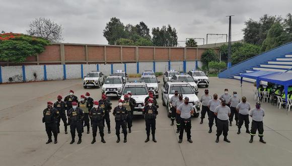 Escuadrón de Emergencia de la Policía Nacional del Perú (PNP) acompañará a los serenos a resguardar las calles del distrito para brindar seguridad a los vecinos, informó el alcalde Álex González. (Foto: Municipalidad de SJL)