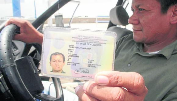 Transportistas deben revalidar sus licencias de conducir
