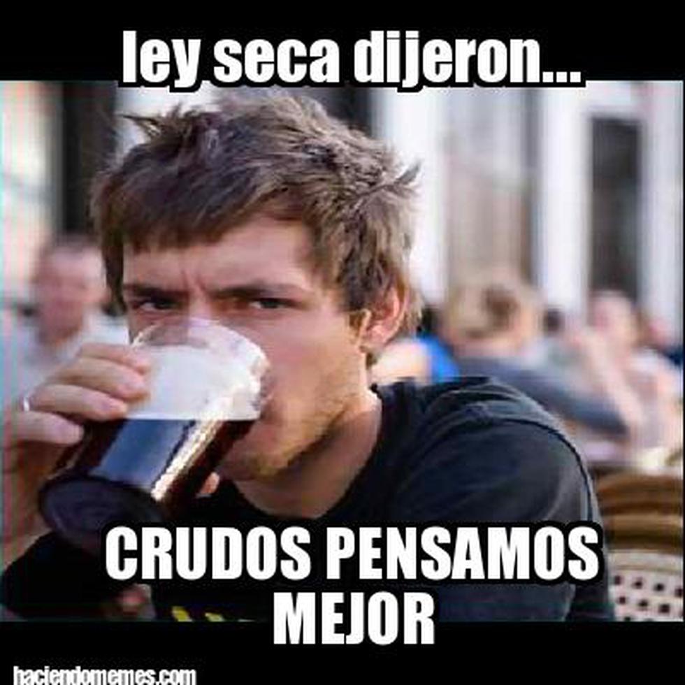 Crean memes por la "Ley Seca" (FOTOS) MISCELANEA CORREO
