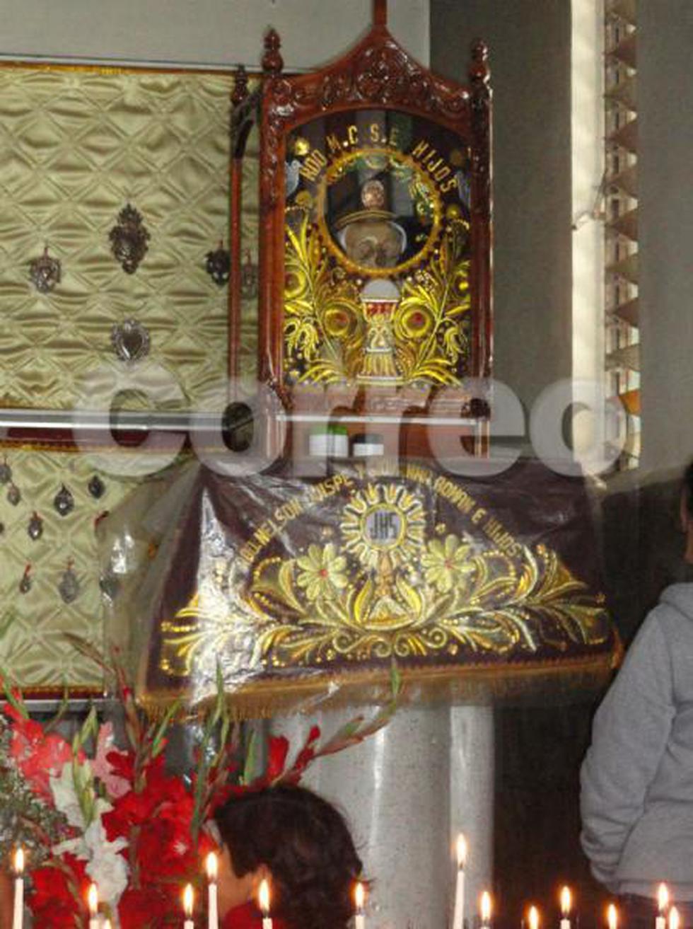 Le hacen misa a "Panchito", la calavera milagrosa