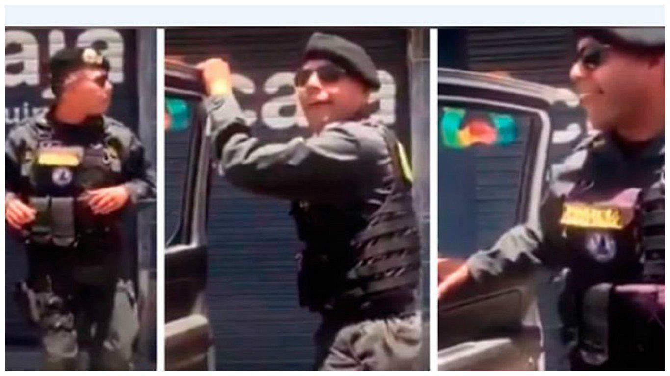 YouTube: Policía 'bailarín' reaparece al ritmo de guaracha, pero esta vez hace esto (VIDEO)