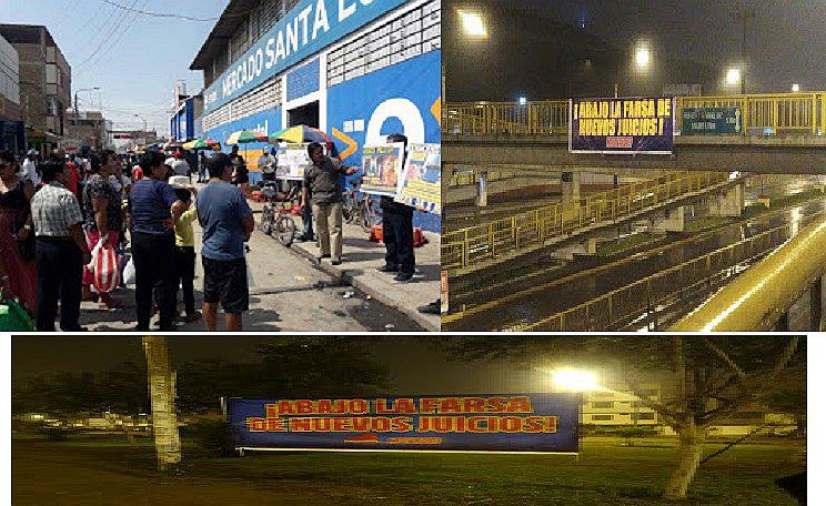 Denuncian que ​Movadef realiza propaganda terrorista en Lima y otras regiones