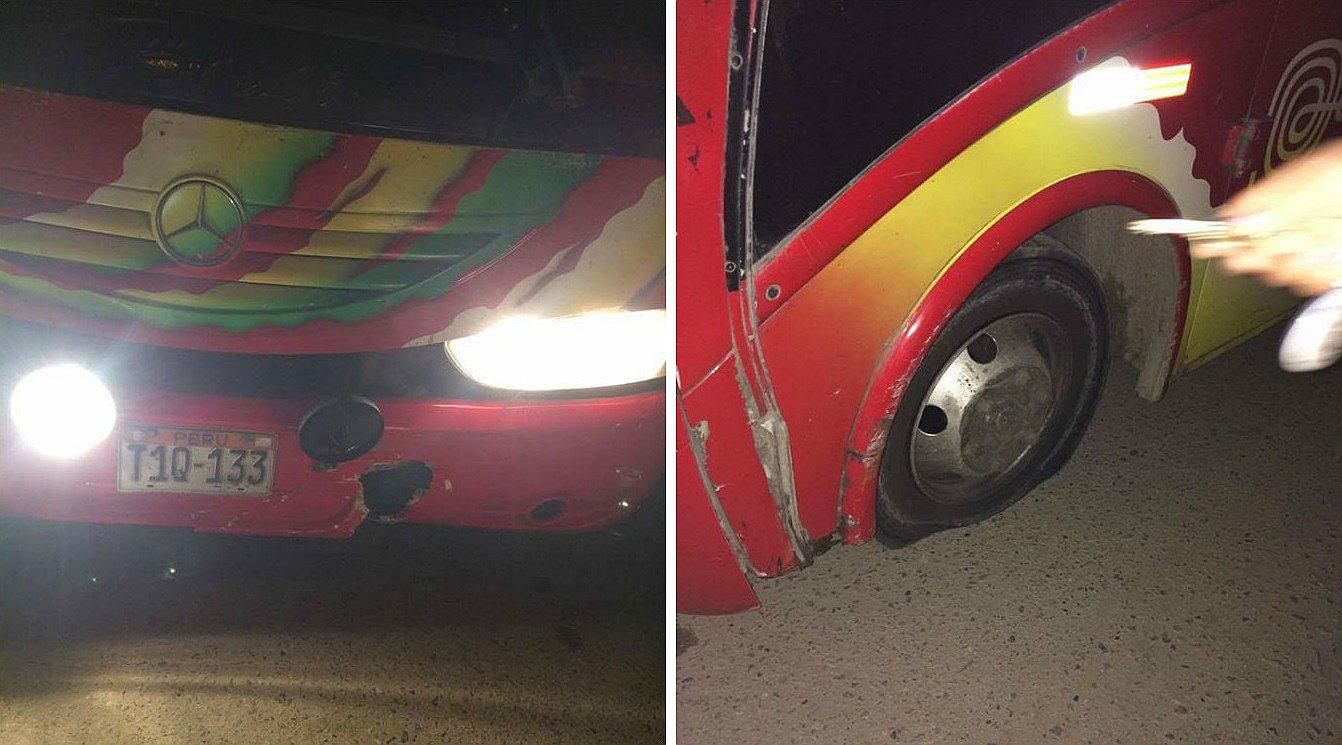 Facinerosos balean ómnibus interprovincial en Ascope 