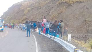 Un muerto y diez heridos deja despiste de un ómnibus en Áncash