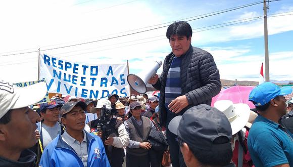 Cancollani protesta contra ampliación de aeropuerto en Juliaca 