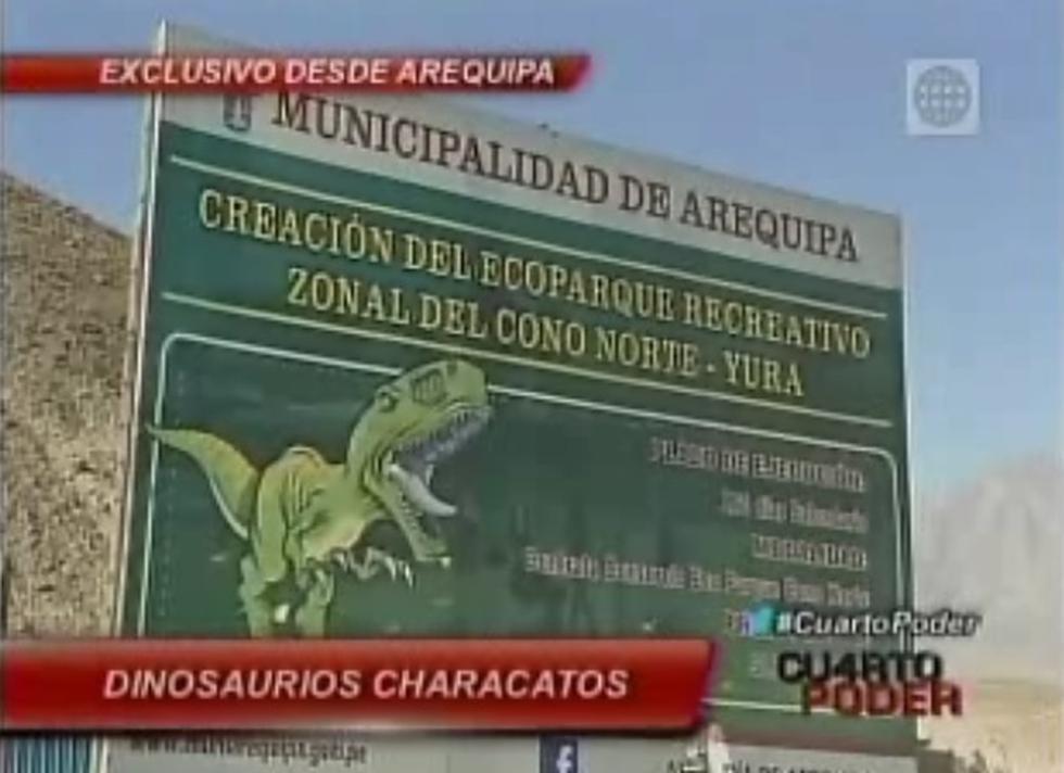 Arequipa: Construyen parque jurásico cuando pobladores no tienen agua ni desagüe (VIDEO)