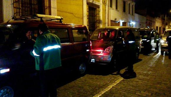 Arequipa: Diez unidades fueron enviadas al depósito