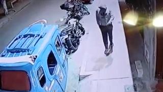 Delincuente roba mototaxi estacionada en minutos en el cercado de Chincha  