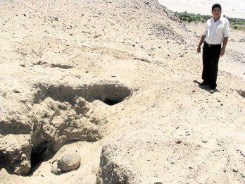 Huaqueros en Ocucaje