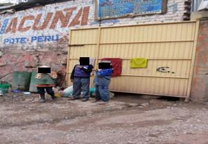 Niños en abandono fueron recogidos por la policía en Cusco