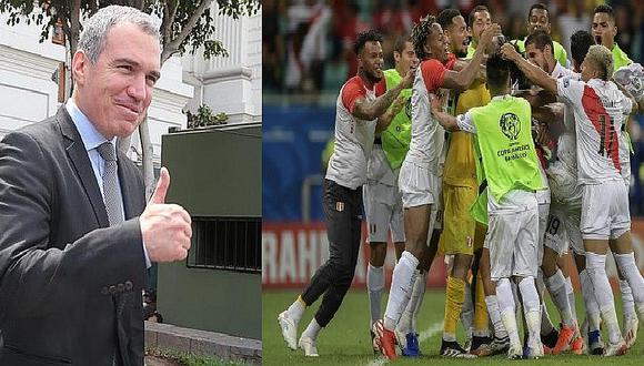 Salvador del Solar tras victoria de selección peruana: ​"¡Gracias muchachos! ¡Siempre Arriba Perú!"