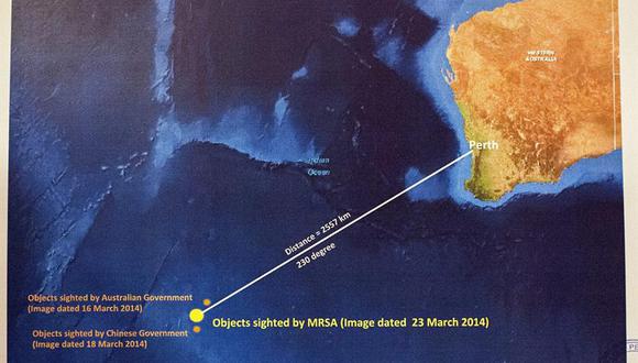 Movilizan cinco satélites Airbus para buscar restos del avión de Malaysia Airlines