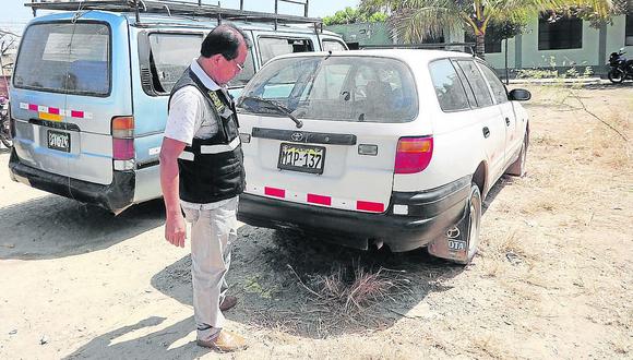 Sullana: Vehículo robado fue escondido en una parcela en Cieneguillo