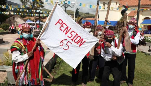 Pensión 65 cuenta con 568,599  usuarios en los 1,874 distritos del país. (Foto: Midis)