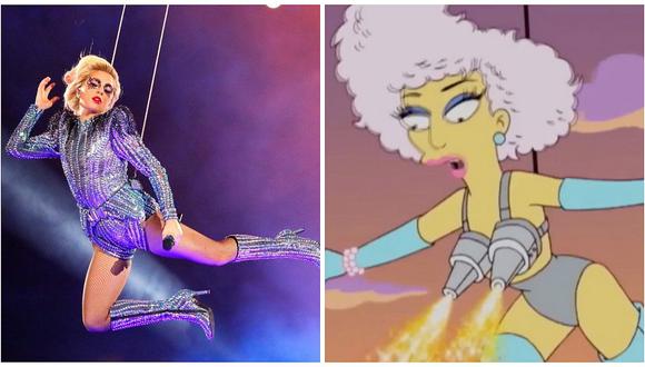 ​Los Simpsons predijeron presentación de Lady Gaga en el Super Bowl (VIDEO)